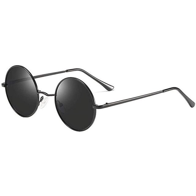 Gafas de sol polarizadas redondas vintage John Lennon para hombres y mujeres Gafas de sol hippie circulares