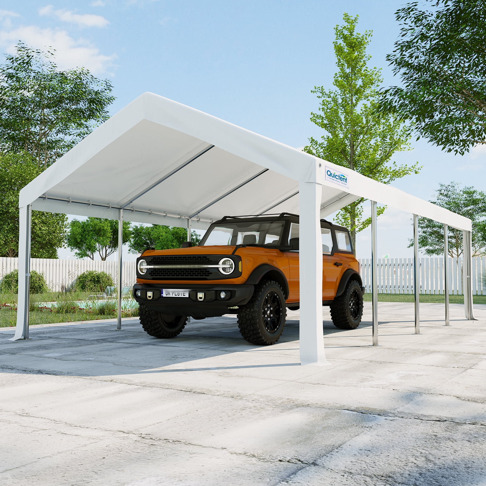 Quictent 20x20ft Party Tent Waterproof Canopy with Mesh Windows