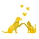 thumbnail image 2 of Pegatinas decorativas de pared acrílicas con diseño de animales | Vinilos decorativos removibles de perros y gatos | Arte de pared reflectante autoadhesivo para sala de estar, dormitorio infantil, 2 of 8