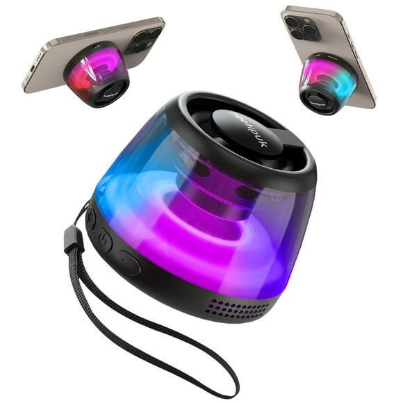 Altavoz Bluetooth heetipuk magnético con soporte para teléfono celular