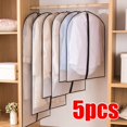 thumbnail image 3 of Sac de protection de vêtements anti-poussière, housse de vêtements entièrement fermée avec fermeture éclair, sacs à vêtements suspendus, sac de rangement de vêtements durables, 3 of 5