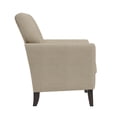 thumbnail image 6 of AUU Dorset Arm Accent Chair with Comfortable Upholstery and Solid Wood Legs – Cozy Armchair for Living Room, Bedroom, or Reading Area, 6 of 9