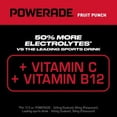 thumbnail image 3 of 2X-Powerade Fruit Punch Added Electrolyte & Vitamin Fruit Flavor Sports Drink - 20 fl oz - 8 pk, 3 of 6