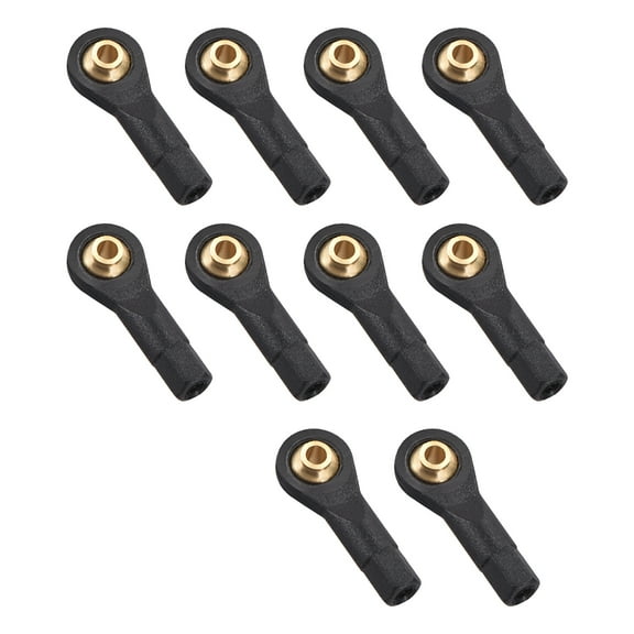 10 PCS M2 2.0xL19mm Lever Steering Linkage Tie Rod End Ball Head End without Screws and Nut for RC Robot