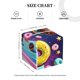 thumbnail image 4 of Balery Space Colorful Donut Porta Pañuelos de Cuero con Estampado – Funda Moderna Cuadrada para Caja de Pañuelos, Dispensador 5x5x5'', 4 of 7