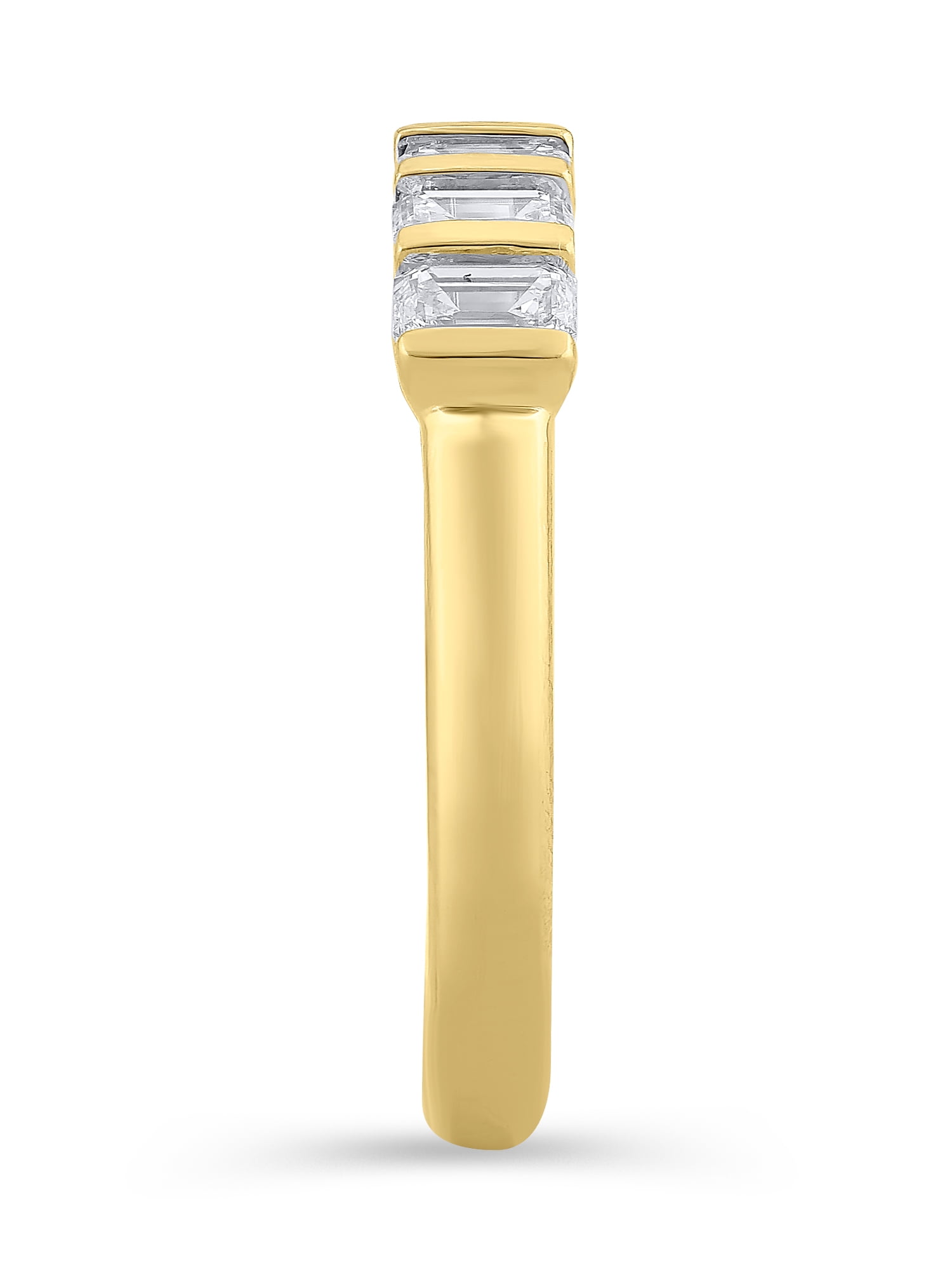 Brilliance Fine Jewelry 1 Cttw Lab Grown Diamond Anniversary Band Ring in 10K Yellow Gold