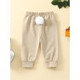 thumbnail image 3 of Bagilaanoe Newborn Baby Girls Boys Pants 6M 12M 18M 24M Infant Solid Color Spring Autumn Loose Trousers, 3 of 8