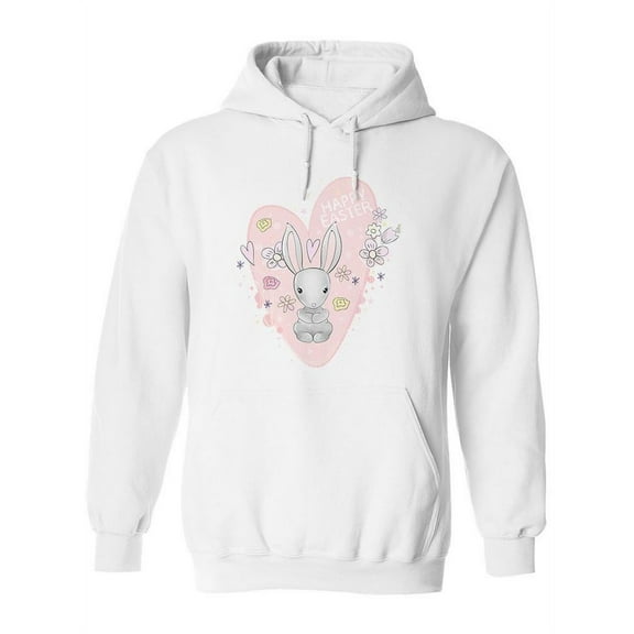 Cute Easter Bunny. Hoodie Women -Image by Shutterstock, Female Large