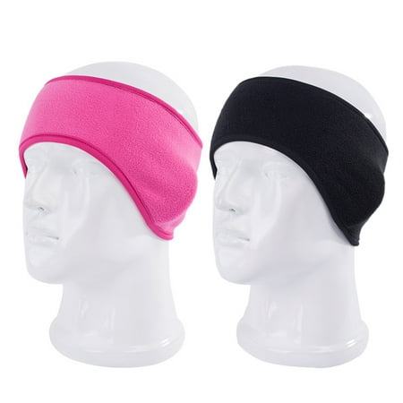 

DESTYER 2PCS Unisex Fleece Winter Ear Warmers Warm Ear Muffs Winter Sports Hair Band