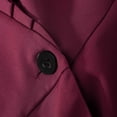 thumbnail image 6 of Blmnix Adjustable Waist Coats for Women Y2k Jacket Tie Poncho Womens Jackets Dressy Casual Rain Jackets Long High-Low Long Sleeve Red Winter Coat, 6 of 7