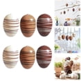 thumbnail image 4 of ChromaMuse 6Pcs Easter Egg Hanging Decorations, Vibrant Multicolor Plastic Eggs for Easter Scene Arrangement, Home Office Party Decorations, 4 of 9