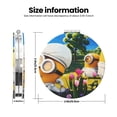 thumbnail image 3 of Pofeuu Minions Miroir de Maquillage de Poche Portable Couverture en PU Miroir de Voyage Compact avec Verre Double Face Normal et Grossissant - Forme Ronde - Forme Ronde, 3 of 9