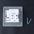 thumbnail image 3 of OULII Flat Outlet Plug USB Electrical Outlet Square Charger for Electronics Devices 1Pack, 3 of 5