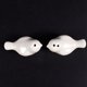 thumbnail image 3 of 2 Juego de Los Pajaros Del Amor de Ceramica de la Boda Saleros Y Pihombresteros Personalizada Favores -, Color Blanco, 3 of 5