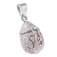 thumbnail image 2 of Atrás colgante de esmaltado ovalado rosa Rosado Sunnimix Memorial Pet Pendant, 2 of 8