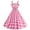 A-Pink14, variant on Women's Glitter Heart Swing Dress Spaghetti Strap V Neck Fit And Flare Midi Dress Romantic Party Cocktail Date Night Dress