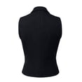 thumbnail image 6 of cocolona Blazer Waistcoat for Women Dressy Casual Sleeveless Button Down Layer Blazer For Work Office Outfits, 6 of 7