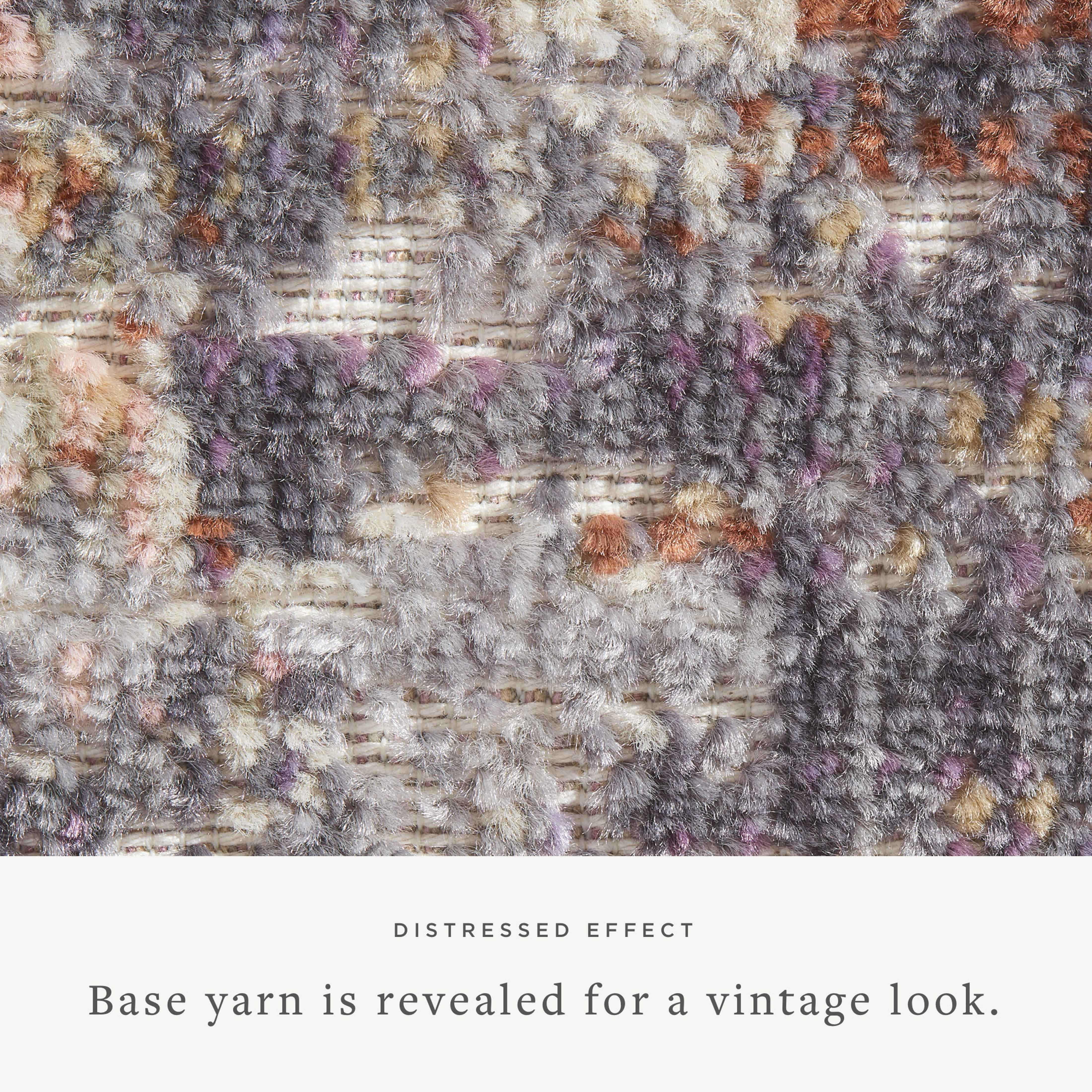 Chris Loves Julia x Loloi Rosemarie Graphite/Multi 3'-7" x 5'-7" Area Rug