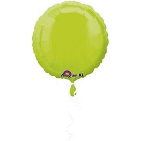 Anagram 52279 18 in. Kiwi Green Round Balloon
