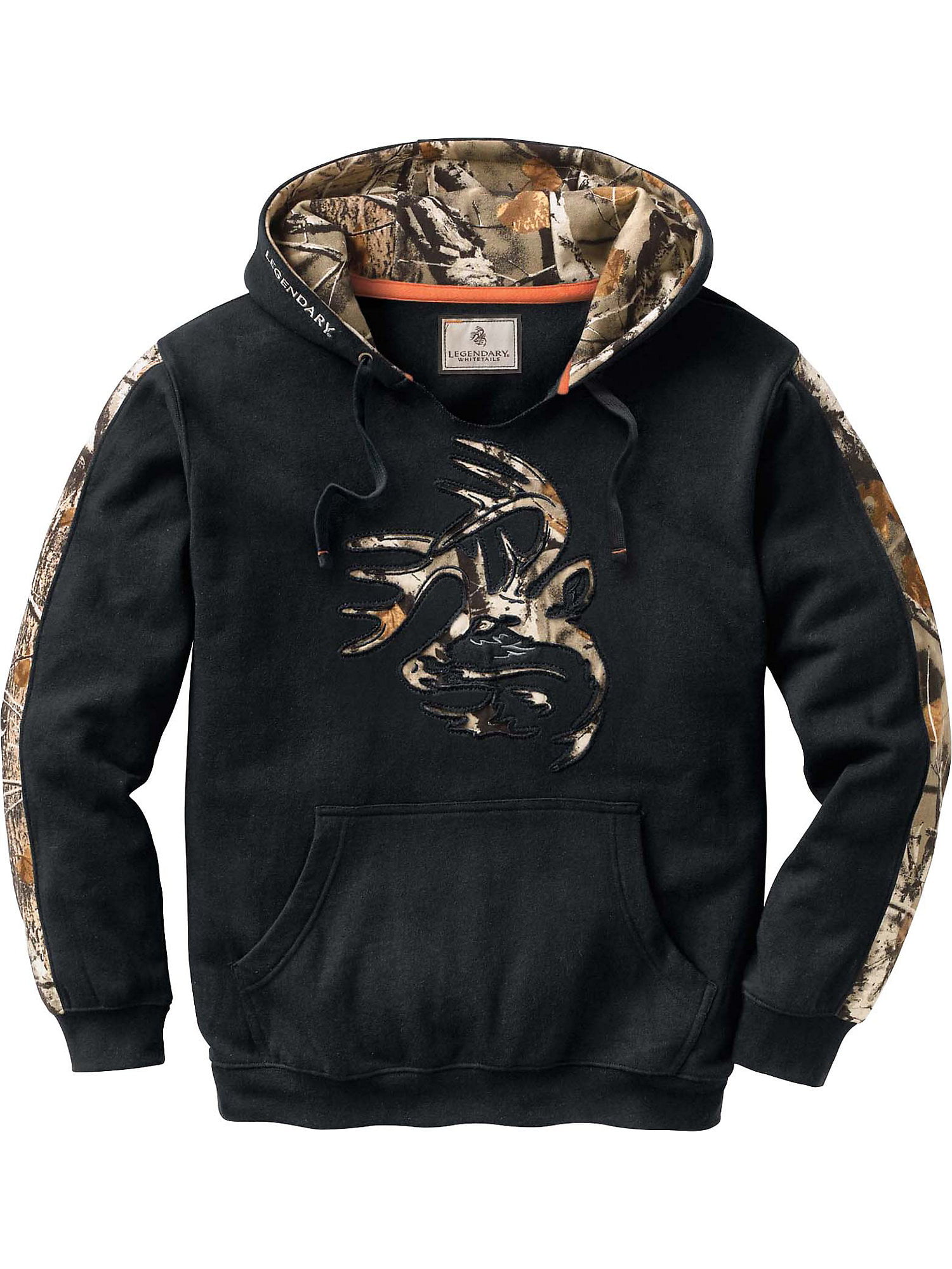 Legendary Whtietails Hunting Camping Fishing Hiking Antler White Pullover Hoodie 