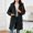 Black, variant on Black*Friday Sale ChaoHeng Winter Puffer Coats for Women Clearance Women's Fall Winter Solid Color Hooded Quilted Jacket,Thermal Puffer Coat with Pockets for Warmth