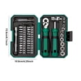 thumbnail image 3 of Miogawg Portable And Multi-Functional 40 PCS Screwdriver Set Household Multi-function Tool Set With Ratchet Wrench, 3 of 9