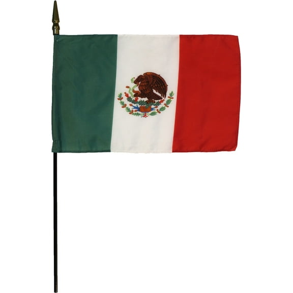 Mexico - 8"X12" Stick Flag
