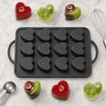thumbnail image 6 of Baking Mold 12-Cavity Heart Shaped Silicone Tray with Handles for Valentine’S Day Baking, 6 of 9