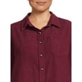 thumbnail image 4 of RealSize Women's Plus Size Corduroy Shacket, 4 of 5