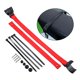 thumbnail image 4 of Cuerdas de Universales para Motocicletas, Correas de Sujeción Resistentes de Plástico, Correas de Remolque para Vehículos de Motocross Luz roja Yotijar Cinturones de tracción para motocicletas, 4 of 8