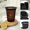 thumbnail image 4 of JJEAN-50 Pack Black Clear Plastic Cups 12 oz Disposable Drinking Cups for Wedding Black Birthday Party Supplies, 4 of 4