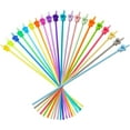 thumbnail image 1 of 20pcs Mini Hand Pointers, Plastic Mini Teacher Pointers Finger Pointer Sticks Small Classroom Pointer Finger Stick for Kids Primary Kindergarten Teaching Reading (Macaron Color, Transparent), 1 of 5