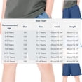 thumbnail image 3 of Maqroz Girls Denim Shorts Elastic Waist Casual Summer Jean Shorts Solid Color Soft Comfortable Bottoms 2-14 Years, 3 of 7
