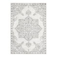 thumbnail image 2 of Unique Loom Nyla Collection Area Rug - Smile (6' x 9' Rectangle Ivory/Gray), 2 of 6