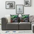 thumbnail image 2 of Monster Jam Grave Finish Line Single Reversible Pillowcase Features Grave Digger, Megalodon, &amp; El Toro Loco - Double-Sided Kids Super Soft Bedding, 2 of 7