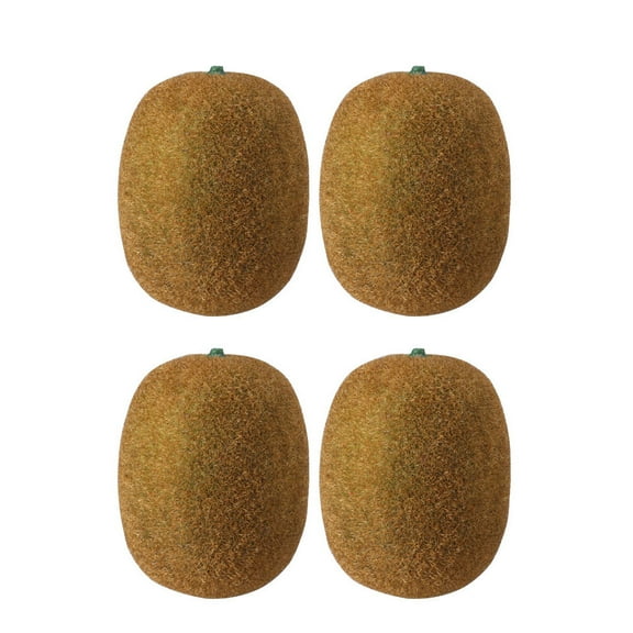 HOMEMAXS  4 Pcs Decorative Simulated Kiwi Decoration Realistic Fruit