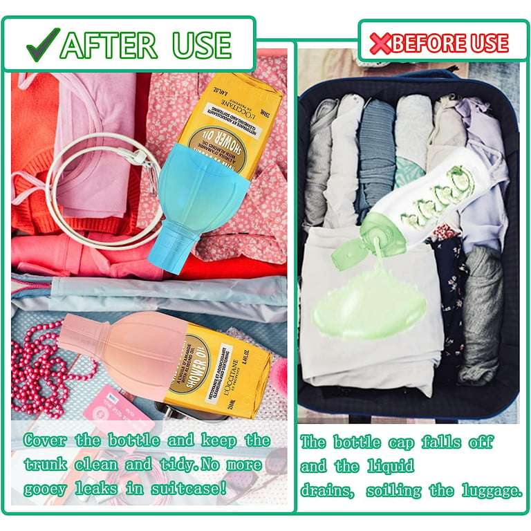 Elastic Sleeves for Travel Containers Silicone Travel Bottles