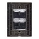 thumbnail image 3 of Placa Armada Inoxidable Igoto INOX 1 Apagador Sencillo y 1 Apagador Escalera 1.5 Modulos Gris Oscuro, 3 of 3