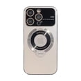thumbnail image 4 of Aplicable a iPhone 14 Pro Max Frosted Nano AG Funda para teléfono con ventana grande con etiqueta magnética y fugas para Apple 13, 4 of 5