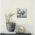 thumbnail image 3 of Blue Hydrangea Wall Art Farmhouse Wall Decor Flower Canvas Print Artwork for Bathroom Bedroom Living Room Dining Room, 3 of 6