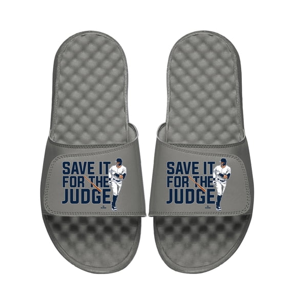 Youth ISlide Aaron Judge New York Yankees Save For Judge Slide Sandals