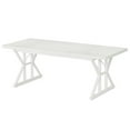 thumbnail image 3 of Spaco 6FT Conference Table, Rectangle Meeting Room Table Executive Desk, Desk for Indoor as Home, Office, White, 3 of 5