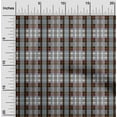 thumbnail image 3 of oneOone Polyester Lycra Maroon Fabric Madras Check Craft Projects Decor Fabric Printed By The Yard 56 Inch Wide, 3 of 4