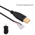 thumbnail image 3 of Peahefy USB Mouse Cable/Line/Wire Replacement for Razer DeaceAdder 2013 Line 8, Replacement for Razer DeaceAdder 2013 Mouse Cable, Mouse Line for Razer DeaceAdder 2013, 3 of 6