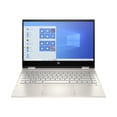 thumbnail image 4 of HP Pavilion x360 Laptop 14m-dw1023dx - Conception à Rabat - Intel Core i5 - 1135G7 / jusqu'à 4,2 GHz - Win 10 Home 64 Bits - Intel Iris Xe Graphics - 8 Go RAM - 256 Go SSD NVMe - Écran Tactile IPS 14 Pouces 1920 x 1080 (Full HD) - Wi-Fi 6 - Or Chaud (Couvercle), Fini Peinture (Couvercle), base Texturée, Cadre de Clavier vertical Brossé en Rouleau, Or Lumineux (base), Aluminium Or Lumineux (Cadre de Clavier, 4 of 14