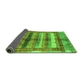 thumbnail image 2 of Ahgly Company Indoor Rectangle Abstract Green Modern Area Rugs, 4' x 6', 2 of 4
