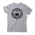 thumbnail image 5 of Coffee Before Talkie Shirt Funny Coffee Tee Coffee Lover Shirt Funny Birthday Gift Coffee Tshirt (Large Navy Blue), 5 of 6