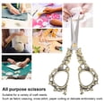 thumbnail image 4 of Sewing Embroidery Scissors, Thoughtfully Design Antique Shear Easy Handling and Control Sewing Scissors Medium Size Comfortable Grip Manual Handicraft Tool, 4 of 7