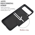 thumbnail image 3 of Dteck Slim Case for Samsung Galaxy Z Flip 4 with Wrist Strap Bracelet Silk Scarf for Women Girls, Anti-Fall Shockproof Protective Cover for Galaxy Z Flip4 5G,Brown, 3 of 6