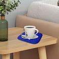 thumbnail image 5 of Btomtd Thickened Cloth Coated Place Mats Set of 4, Absorbent Towel Insulation Placemats for Pots and Cups, Heat Resistance Table Pad for Dining, 7"x7", Blue, 5 of 6